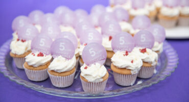 Cupcakes celebrating Panthera Rochdale's 5th Birthday